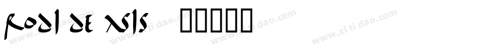 Rodi de Asis字体转换